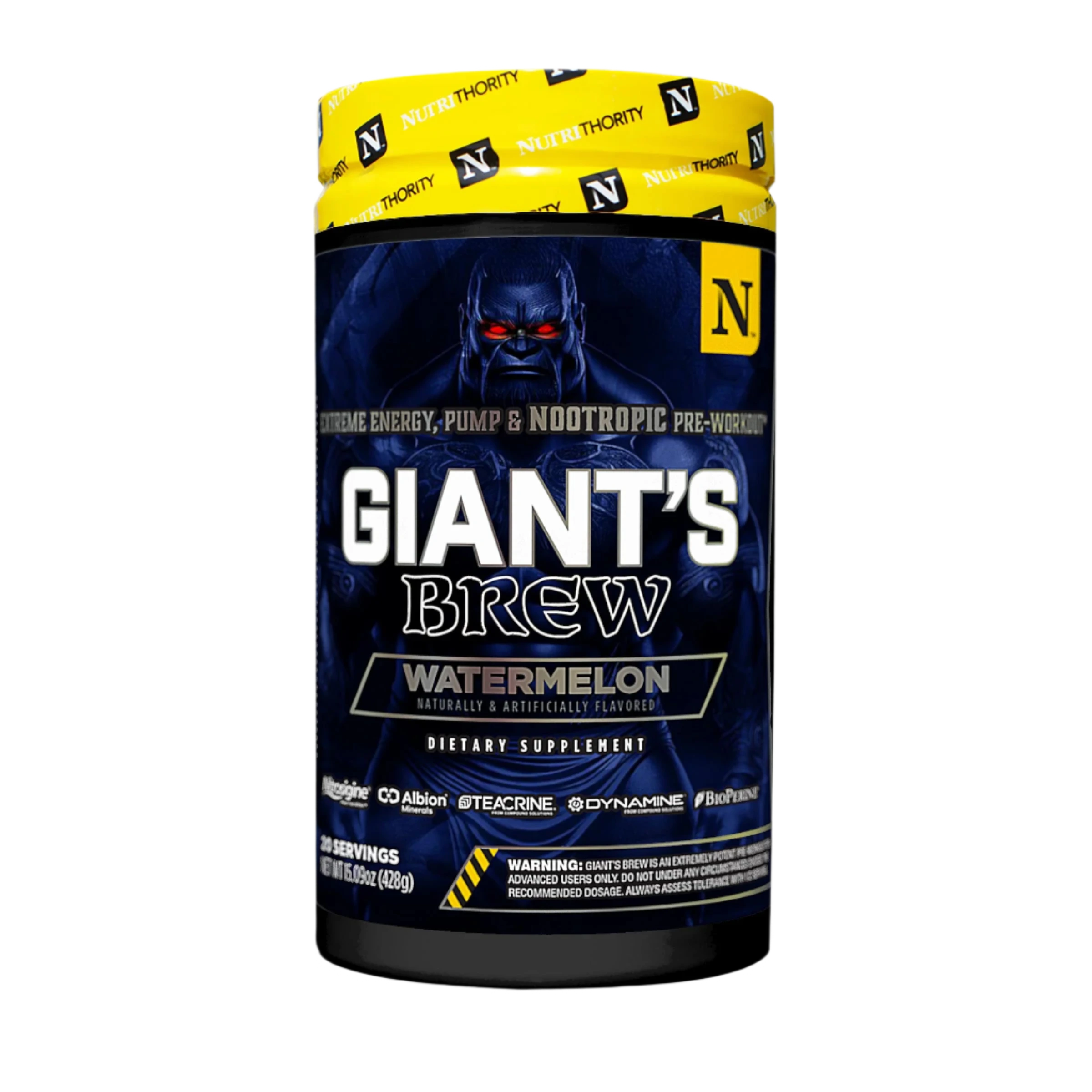 Giant's Brew Pre-Workout - Nutrithority - ATX Supplements & Nutrition