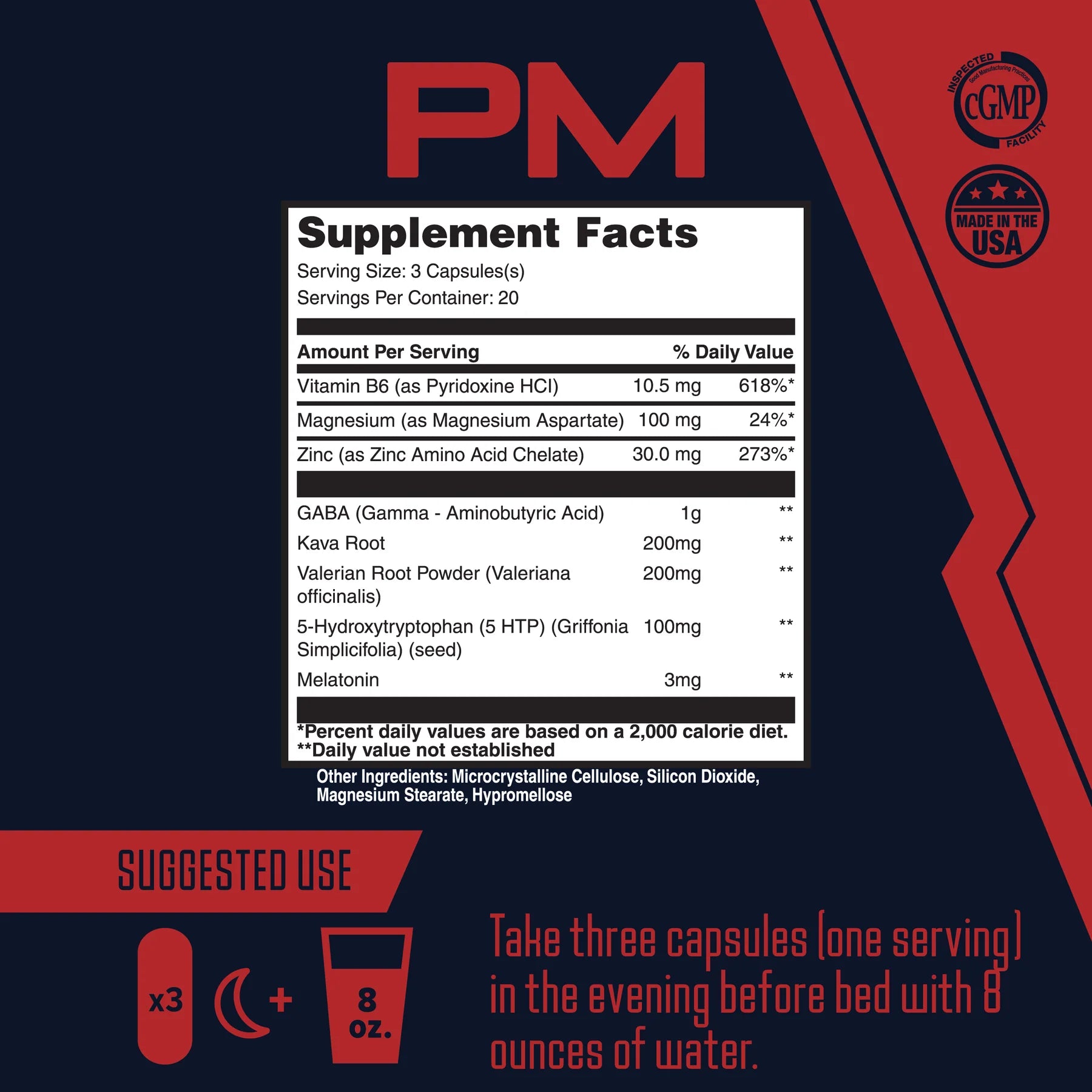 PM (Night-Time Formula) - Top Trainer - ATX Supplements & Nutrition