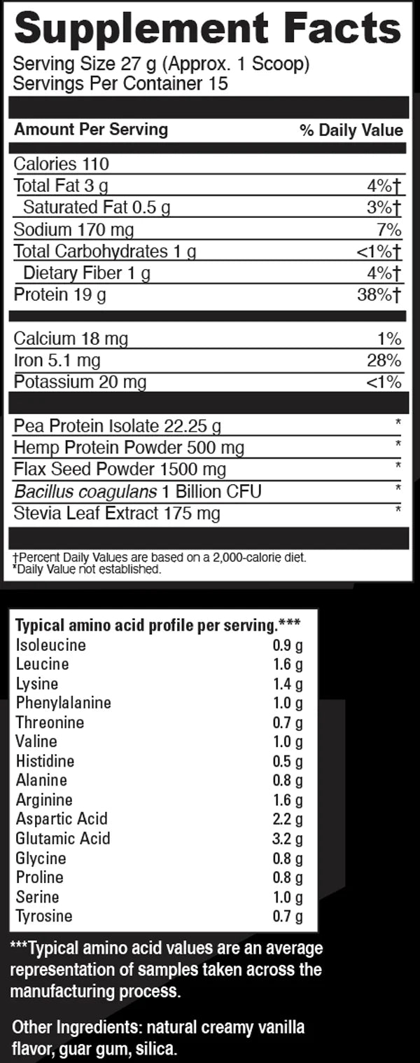 Plant Pro Vegan Protein - Top Trainer - ATX Supplements & Nutrition