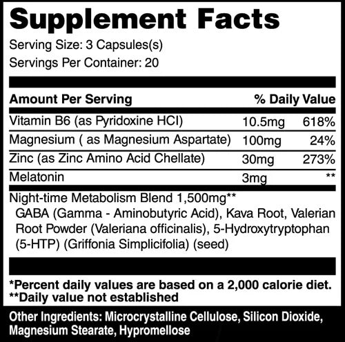 TrimPM (Night-Time Metabolism Booster) - Top Trainer - ATX Supplements & Nutrition