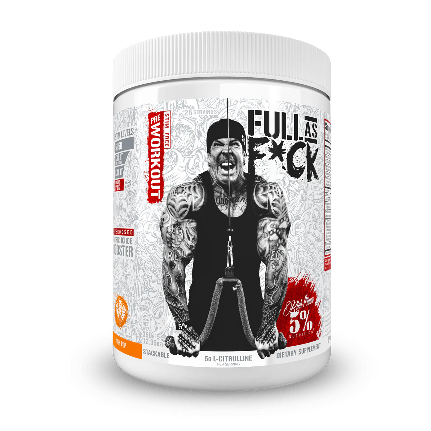Full As F*ck (Nitric Oxide Booster & Non-Stim Pre-Workout) - 5% Nutrition - ATX Supplements & Nutrition